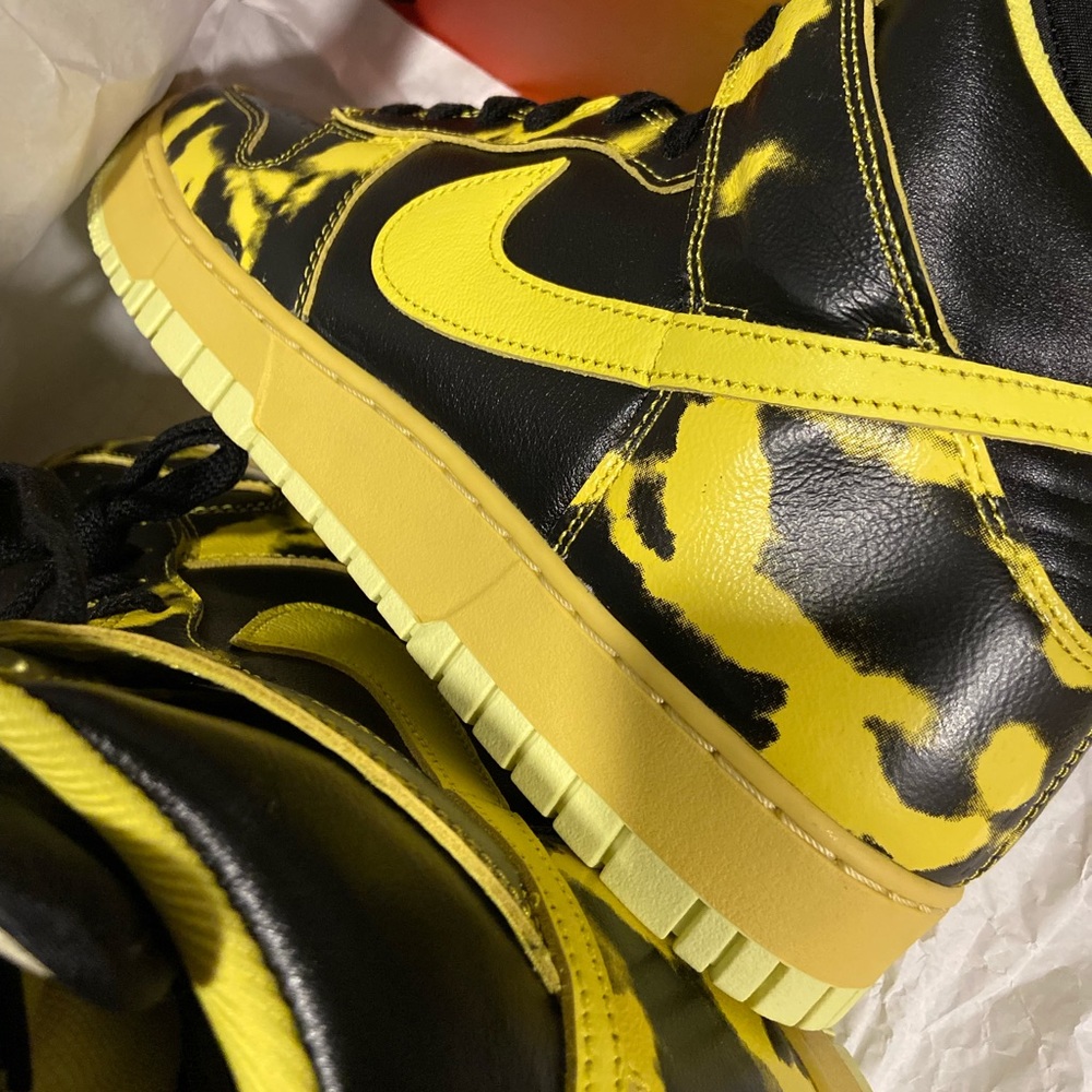 Nike Dunk Hi 1985-Yellow Acid Wash